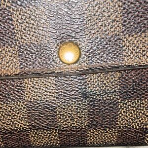 Louis Vuitton Brown Checkered Wallet